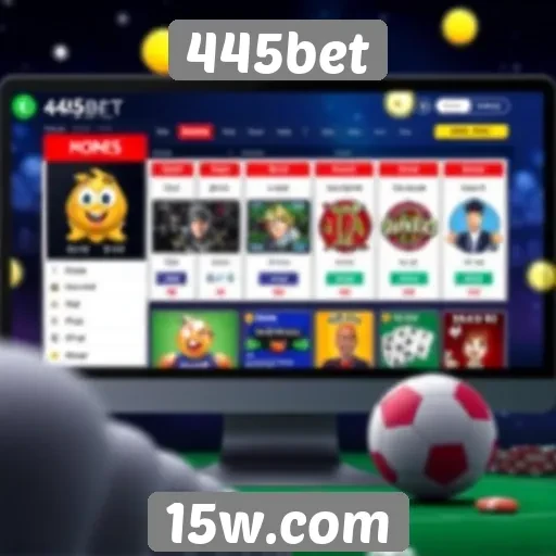 Facilidade de uso da interface do site 445bet