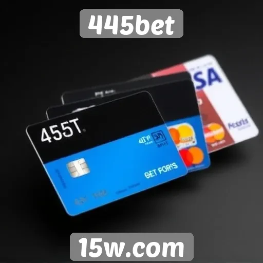 Diversidade de opções de pagamento disponíveis no 445bet